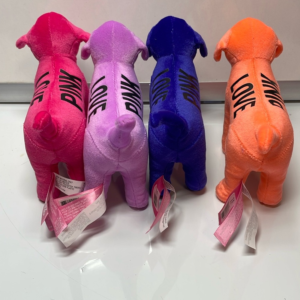 PINK Mini Dogs (lot of 4) - Picture 4 of 5